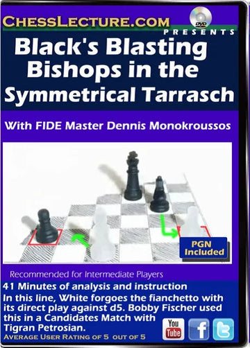 E-DVD Black's Blasting Bishops in the Symmetrical Tarrasch - Chess Lecture - Volume 126