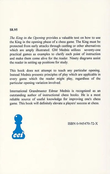 CLEARANCE - The King in the Opening