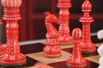 The Worthington Luxury Bone Chess Pieces - 4.0