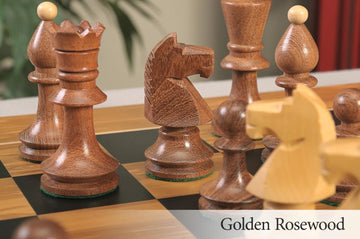 CLEARANCE - The Hungarian II Series Chess Pieces - 3.875