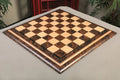 Signature Contemporary V Luxury Chess board - WALNUT CALIFORNIA BURL / BIRD'S EYE MAPLE - 2.5