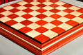 Signature Contemporary II Chess Board - Padauk/ Curly Maple - 2.5