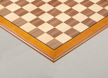 Walnut and Maple Superior Traditional Chess Board
