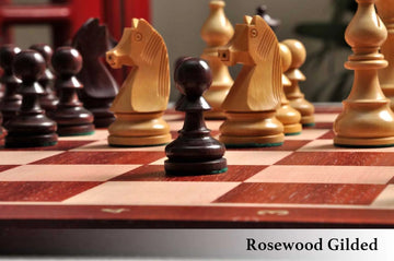 The Championship Series Gilded Chess Pieces - 3.75