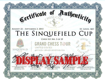 The 2015 Sinquefield Cup Commemorative Edition Series Chess Pieces - 3.8