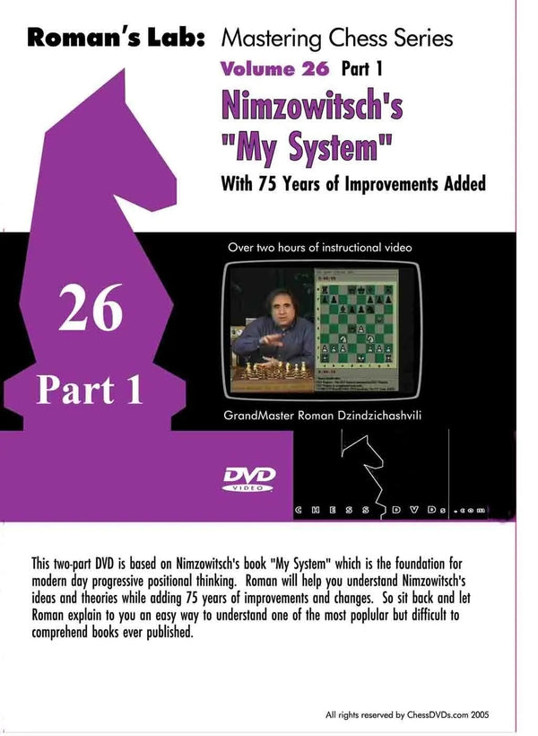 E DVD ROMANS LAB VOLUME 26 Nimzowitsch My System VOLUME 1