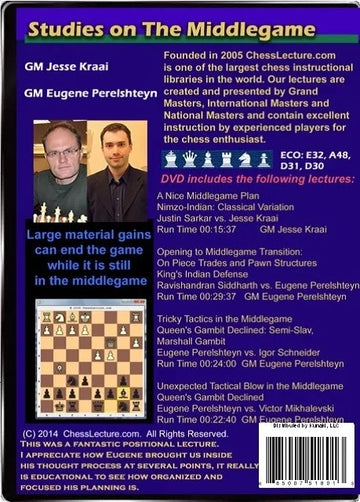 E-DVD Studies on The Middlegame - Chess Lecture - Volume 109