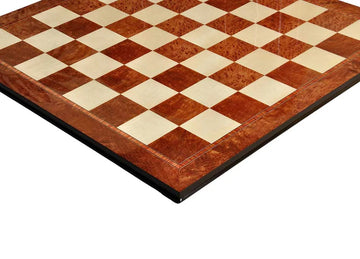 Vavona Burl & Maple Superior Traditional Chess Board - 2.5"