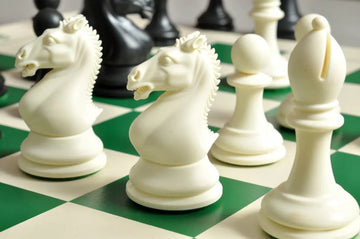 The Hastings Series Plastic Chess Pieces - 3.875