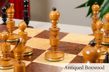 The Camaratta Collection - The Biedermeier Series Luxury Chess Pieces - 4.4