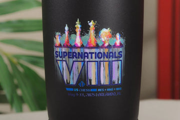 CLEARANCE - 2025 SuperNationals VIII 20 oz. Black Tumbler
