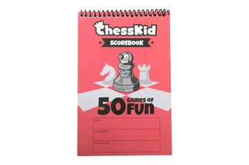 ChessKid.com Spiral Score Book - 60 Moves/50 Games