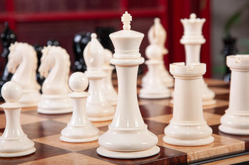 PRE-ORDER - The Mammoth Ivory Collector Series Luxury Chess Pieces - 4.4