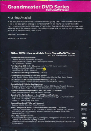 Grandmaster DVD - Krushing Attacks with GM Irina Krush