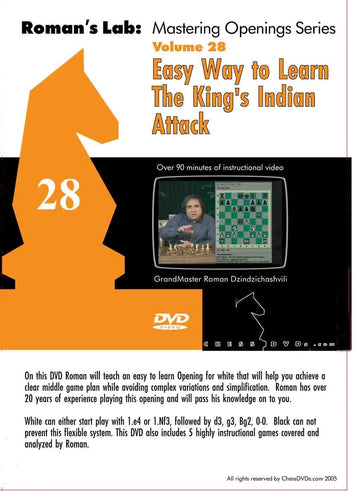 E-DVD ROMAN'S LAB - VOLUME 28 - The Easy Way to Learn the King's Indian Attack