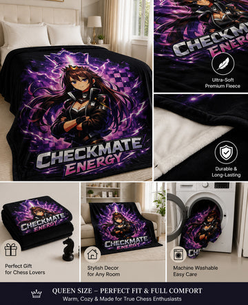CheckMate Energy Fleece Blanket
