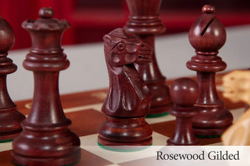The Library Grandmaster Chess Set, Box, & Board Combination