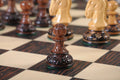 The Burnt Golden Rosewood Dubrovnik Series Chess Pieces - 3.75