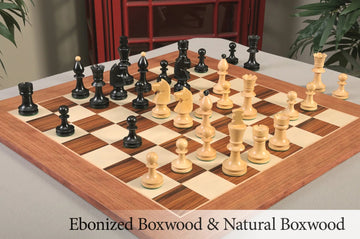 CLEARANCE - The Hungarian II Series Chess Pieces - 3.875