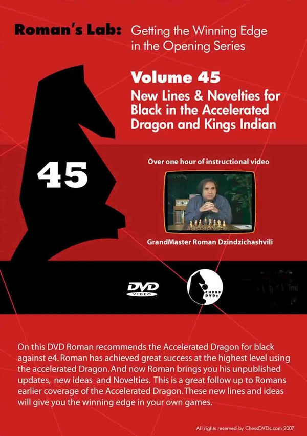 E DVD ROMANS LAB VOLUME 45 Lines & Novelties Accelerated Dragon Kings Indian