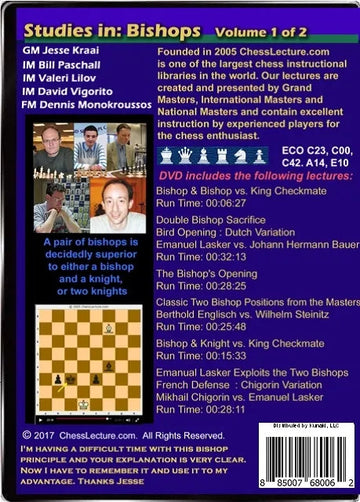Studies in: Bishops - Chess Lecture - Volume 169 - 2 DVDs