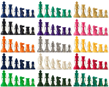 Chess Pieces Keychain Set (17 Pieces)