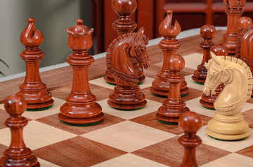 Sapele and Maple Signature Traditional Chess Board