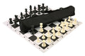 Quiver Chess Set Combination and Single Weighted Regulation Pieces | Thin Mousepad Chess Board | Quiver Bag
