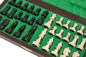 The Brown Magnetic Chess Set