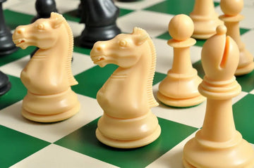 The Marshall Series Plastic Chess Pieces - 3.75