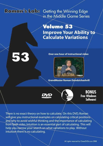 E-DVD ROMAN'S LAB - VOLUME 53 - Improve Your Ability to Calculation Variations