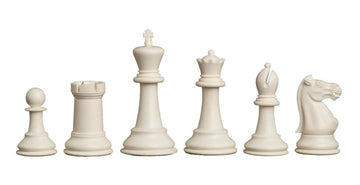 The Marshall Library Series Plastic Chess Pieces - 2.875