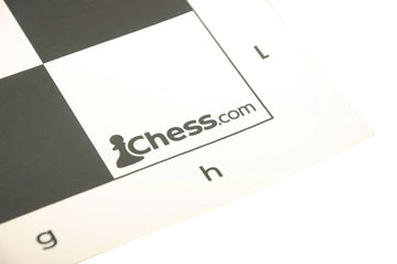 Chess.com Branded Regulation Vinyl Tournament Chess Board - 2.25