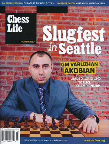 CLEARANCE - Chess Life Magazine - March 2013 Issue