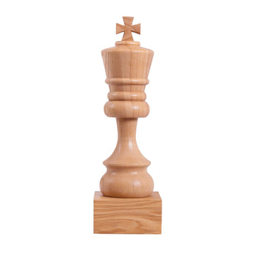 Decorative Wood Chess Piece - King