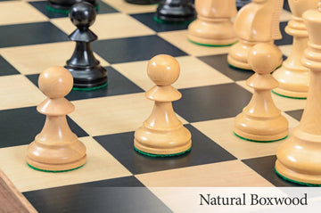 The Reykjavik II Series Chess Pieces - 3.75