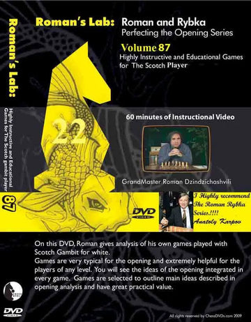 E-DVD ROMAN'S LAB - VOLUME 87 - Highly Instructive and Educational Games for the Scotch Player