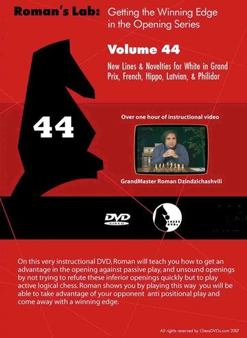 ROMAN'S LAB - VOLUME 44 - New Lines & Novelties for White in Grand Prix, Hippo, Latvian & Philidor
