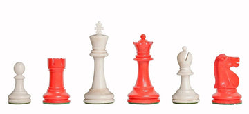 The Reykjavik II Series Bone Chess Pieces - 3.75" King