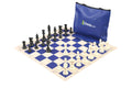 Chess.com Standard Chess Set Combination - Single Weighted Regulation Pieces | Vinyl Chess Board | Standard Bag
