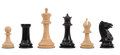 The Camaratta Collection - The First American Chess Congress Series Luxury Commemorative Chess Pieces - 4.4" King
