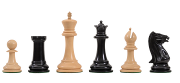 The Camaratta Collection - The First American Chess Congress Series Luxury Commemorative Chess Pieces - 4.4" King