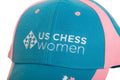 US Chess Women Baseball Hat - Blue & Pink