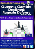 E-DVD Queen's Gambit Declined - Ragozin Defense - 2 DVDs - Chess Lecture - Volume 148