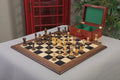 The Burnt Zagreb '59 Series Chess Set, Box, & Board Combination