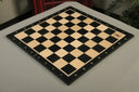 Folding Blackwood and Maple Wooden Chess Board - 2.25" With Notation & Logo
