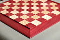 Custom Contemporary Chess Board - Purpleheart / Curly Maple - 2.5