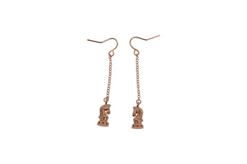 Caissa Collection Chess Pendant Earrings – KNIGHT