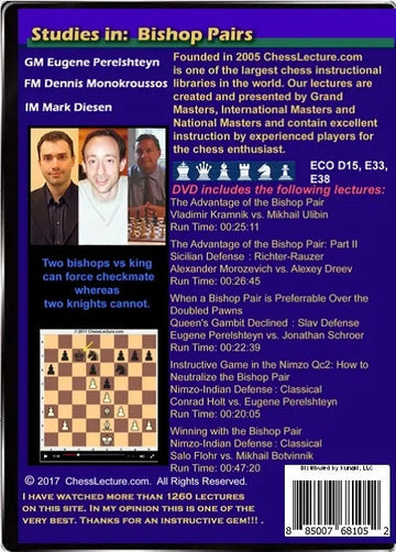 Studies in: Bishop Pairs - Chess Lecture - Volume 170