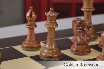 The Congress Series Luxury Chess Set, Box, & Board Combination